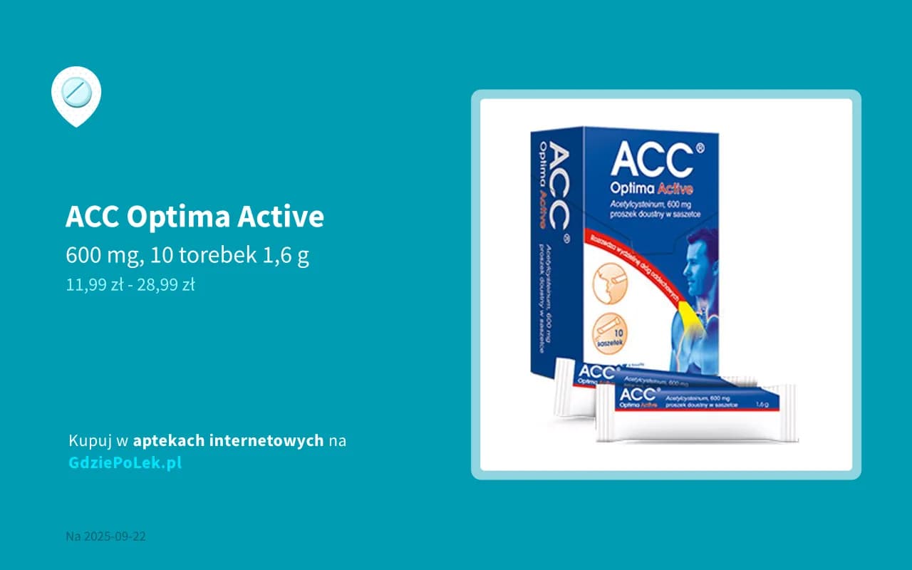 Na co jest lek ACC Optima? Poznaj jego działanie i zastosowanie Na co jest lek ACC Optima? Poznaj jego działanie i zastosowanie